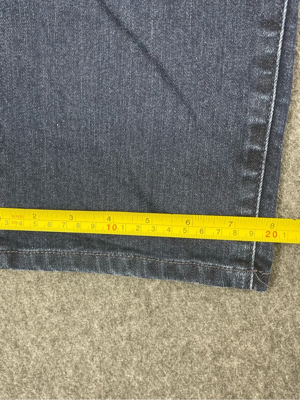 7 For All Mankind Jeans Mens 36x30 Blue Slimmy Slim Straight Stretch Dark Wash